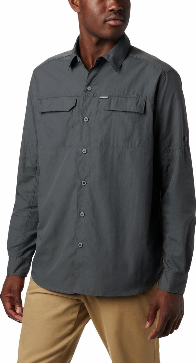 Columbia Silver Ridge EU 2.0 Long Sleeve Shirt - Grill - Heren - Maat L