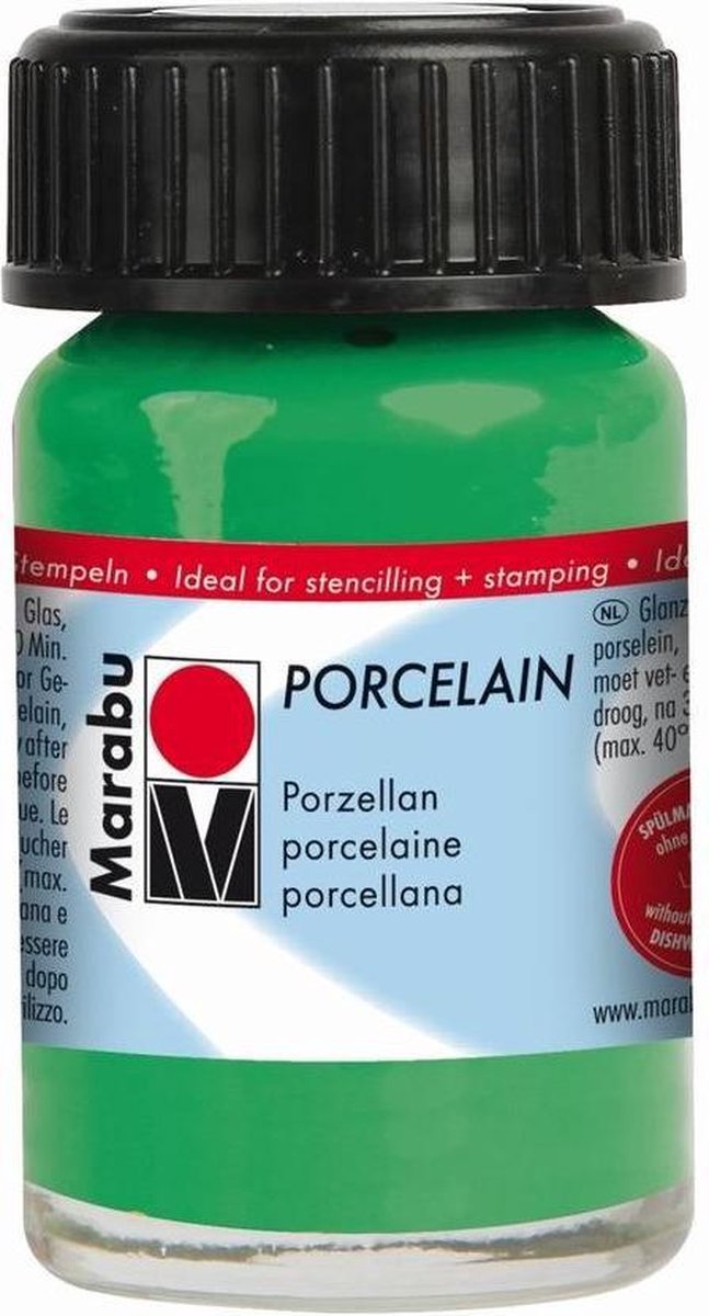 Porselein 15 ml - Appelgroen