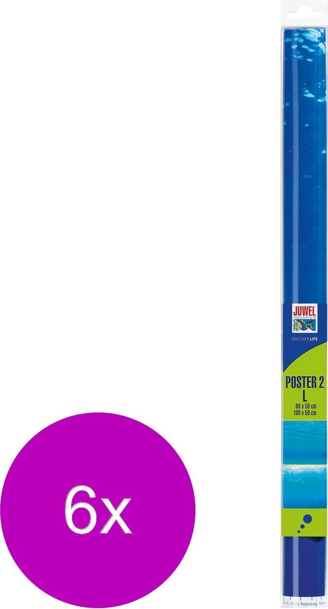 Juwel Achterwand Poster 2 L - Aquarium - Achterwand - 6 x 100x50 cm