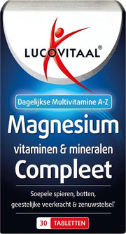 3x Lucovitaal Magnesium Vitamine en Mineralen Compleet 30 tabletten
