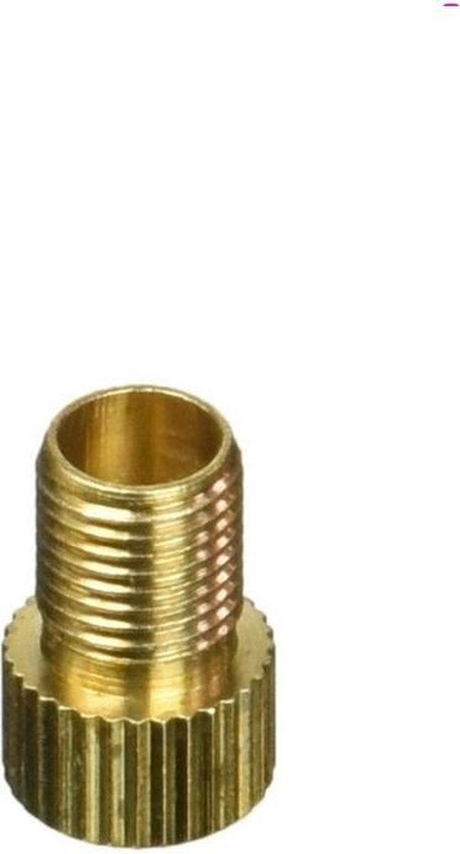Verloopnippel Hollands ventiel - Verloopstukje voor Holland / Dunlop ventiel naar Auto ventiel - Verloopnippel / Adapter - Verloopstukje - Verloopnippel