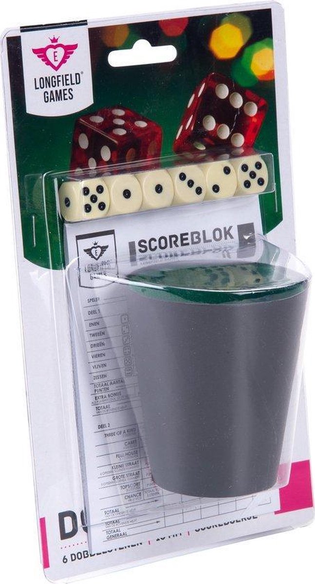 Longfield games Dobbelset met 6 dobbelstenen