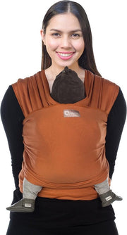 Babylonia TRICOT SLEN ORGANIC Draagdoek Baby - 500 cm - Mocha Mousse