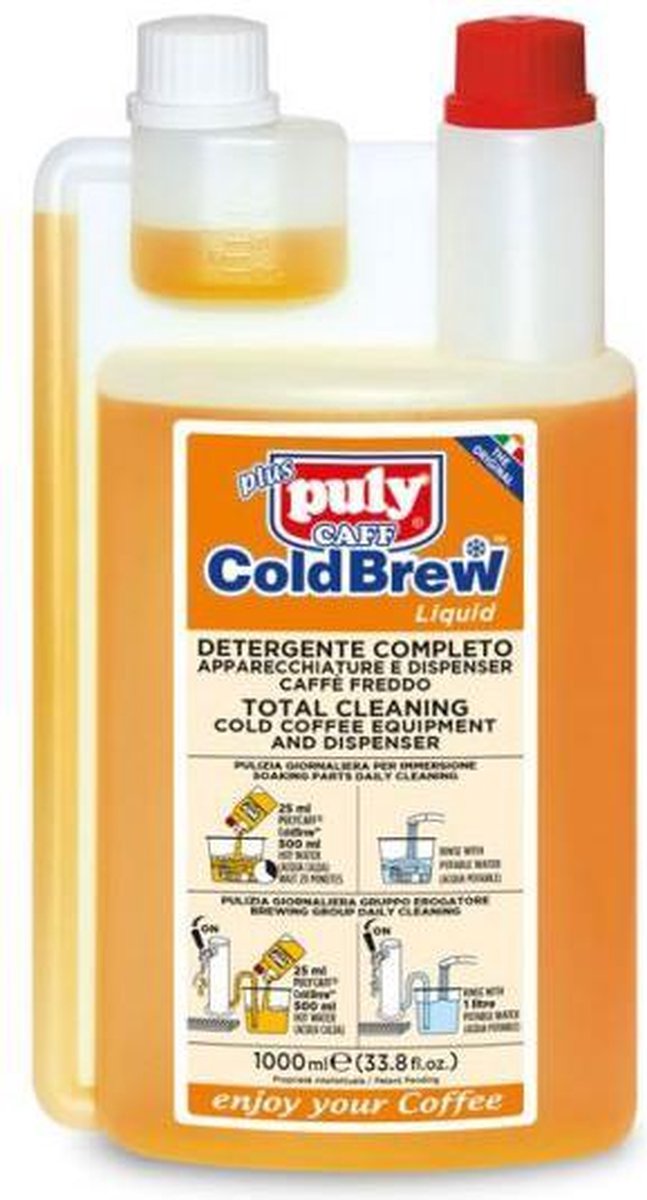 Puly Caff Cold Brew machine reiniger 1ltr