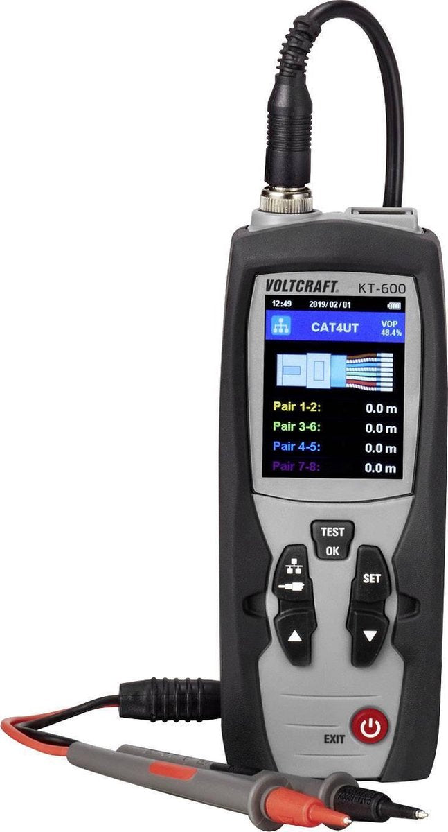 VOLTCRAFT KT-600 Kabeltester Netwerk