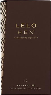 LELO HEX Respect XL Condooms - 12 Stuks