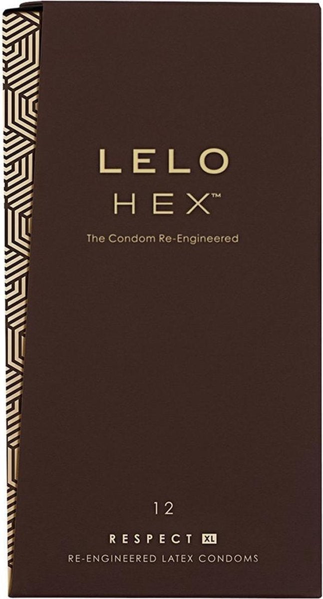 LELO HEX Respect XL Condooms - 12 Stuks