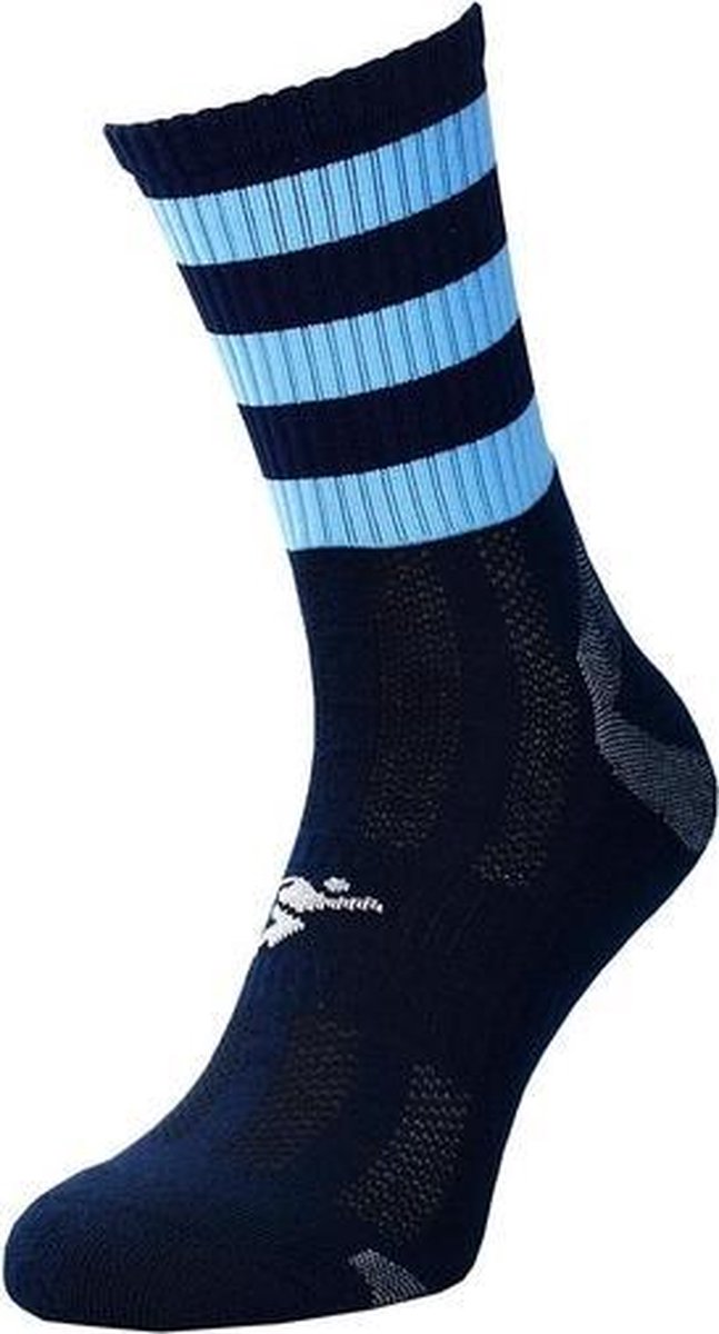 Precision Sportsokken Pro Unisex Nylon Zwart/blauw Maat 40-44