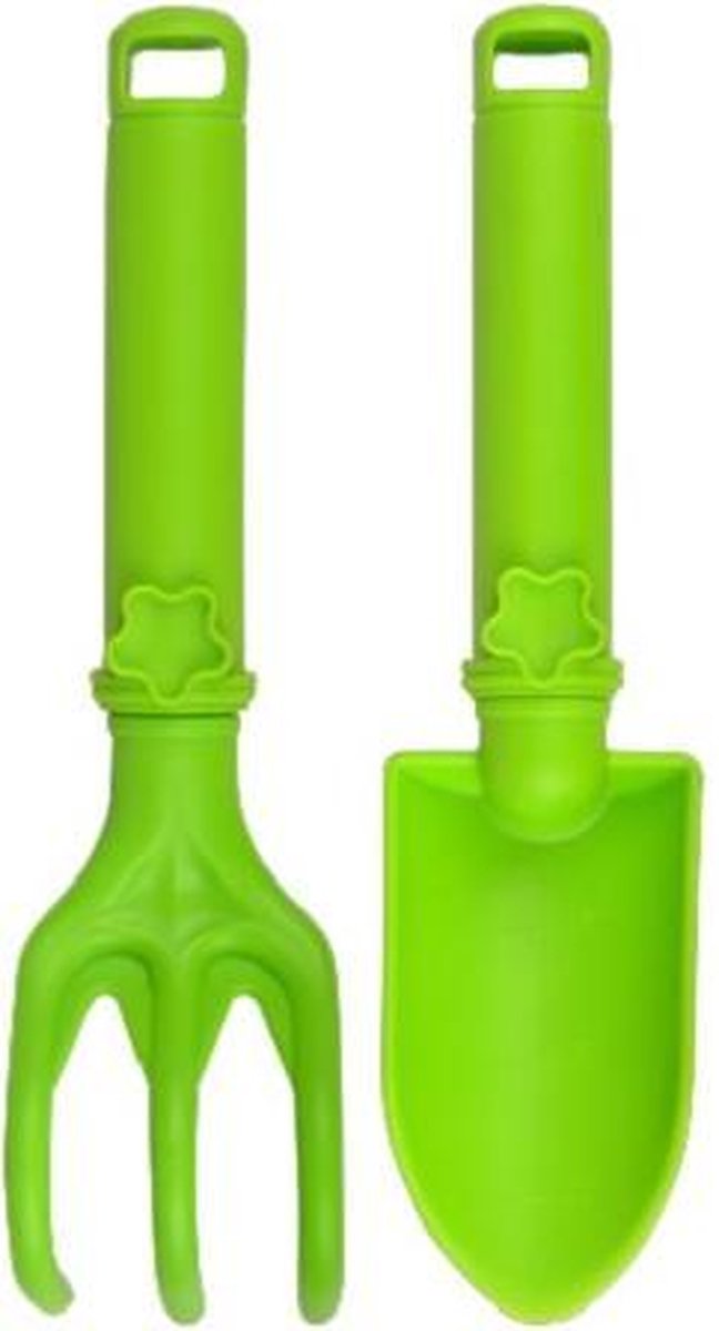 Esschert Design Tuingereedschap Kids In The Garden Groen 2-delig