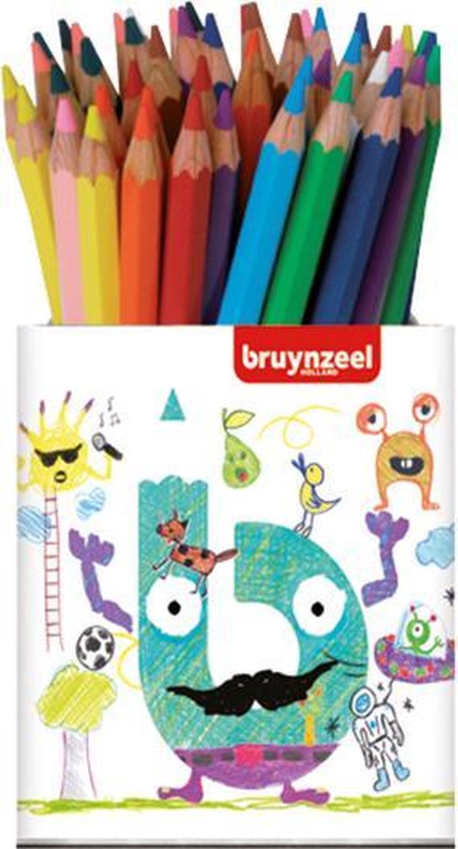 Kleurpotloden Knotsen Bruynzeel 48 stuks in koker