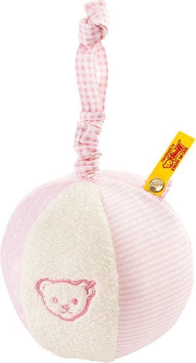 Steiff Bal rammelaar roze 9 cm. EAN 205293