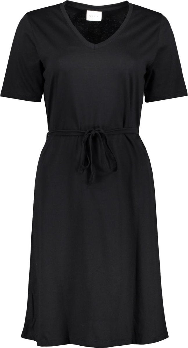 Vidreamers V-neck Dress/su - Lmt 14072245 Black