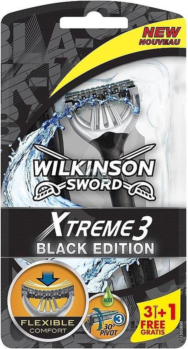 Wilkinson Sword Xtreme3 Black Edition 3+1