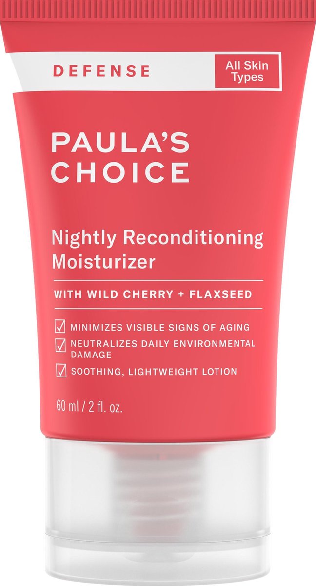 Paula's Choice Defense Lichte Nachtcrème met Peptiden - 60 ml