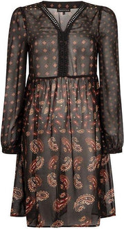 Tramontana Jurk Dark Bohemian Print M