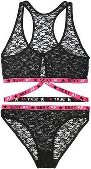 Sexy AF Doorzichtige BH-Set - L/XL