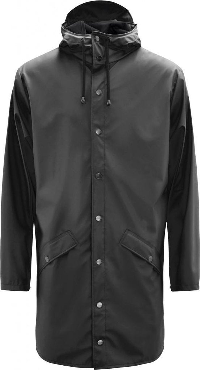 Rains Regenjas - Slim Fit - Zwart - M