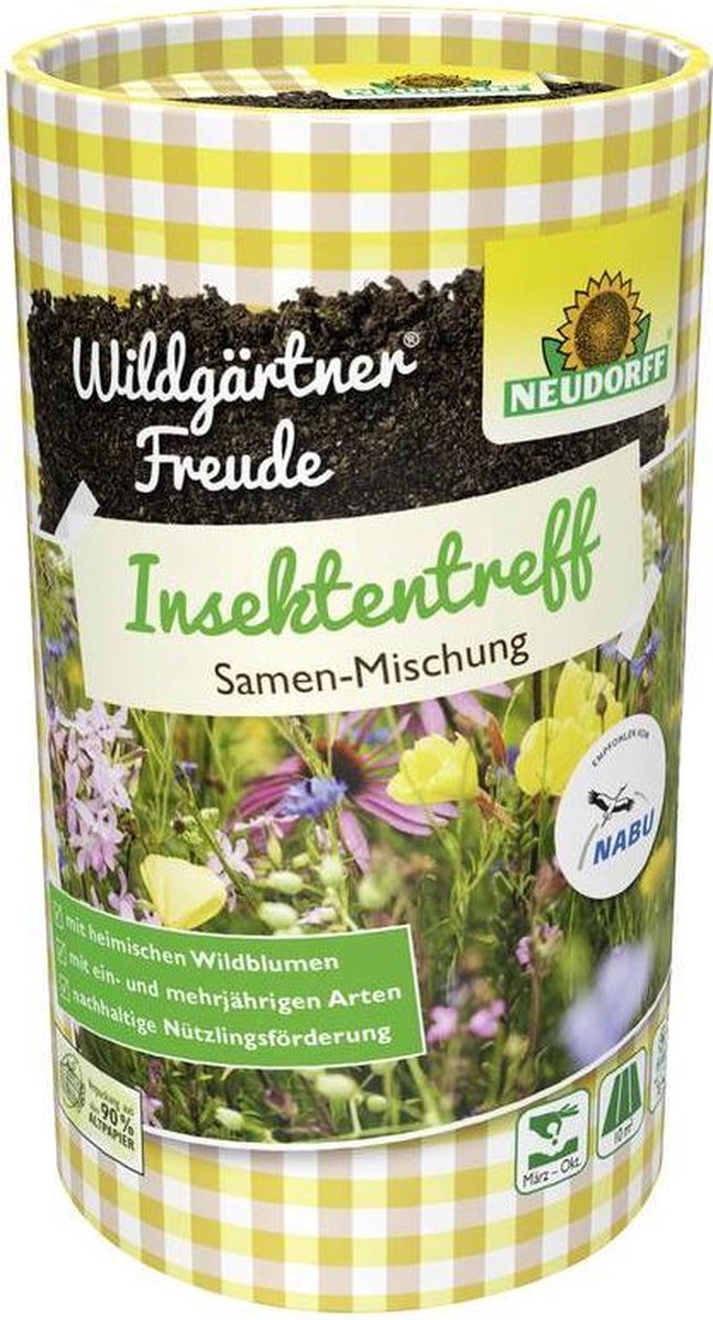 Neudorff Insectenbijeenkomst zaadmengsel voor insecten WildgärtnerFreude - 50 g