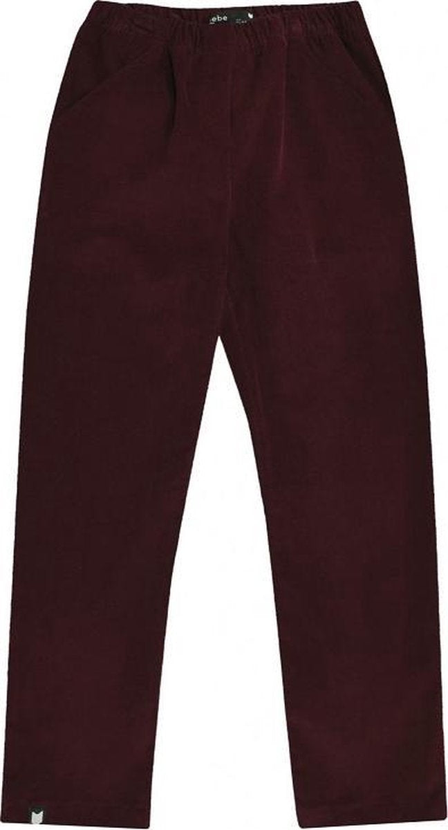 HEBE - meisjes corduroy 7/8 broek - bordeaux - Maat 134/140