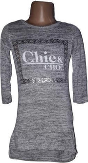 Papillon Meisjes jurkje Chic & Choc lichtgrijs 86/92