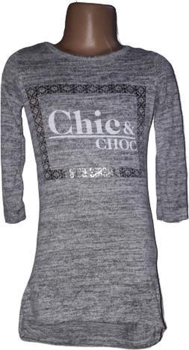 Papillon Meisjes jurkje Chic & Choc lichtgrijs 86/92