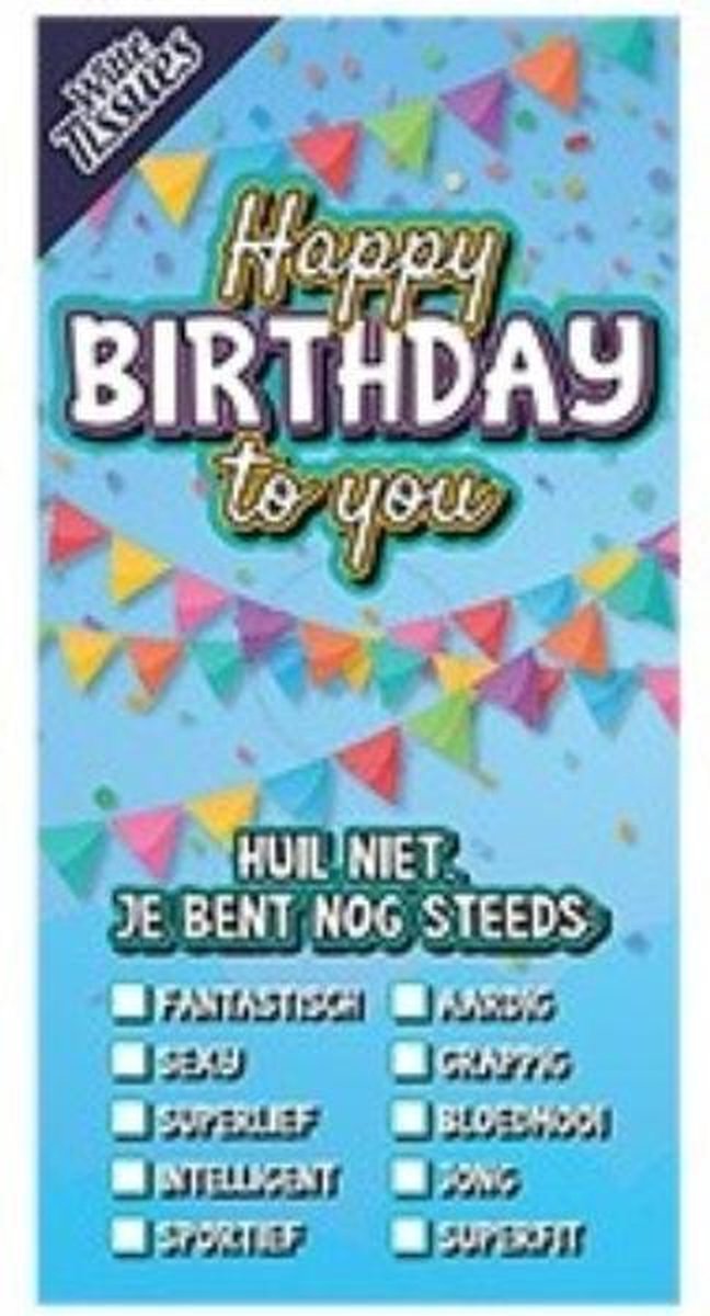 Tissuebox Happy birthday