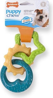 Nylabone puppy chew bijtringen - tot 11 kg - 1 stuks