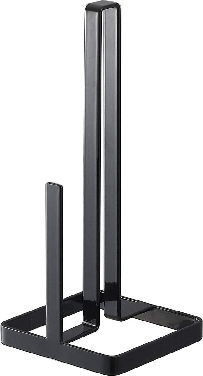 Keukenrol Houder | Keuken Organizer | Metaal | Zwart | Gecoat | Modern