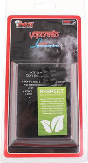 POLTI - KIT 3 BLACK ROUND BRUSH FOR VAPORETTO - PAEU0250