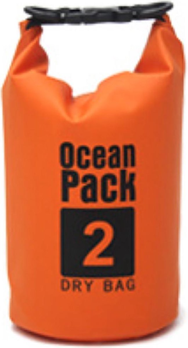 Nixnix Waterdichte Tas - Dry bag - 2L - Oranje - Ocean Pack - Dry Sack - Survival Outdoor Rugzak - Drybags - Boottas - Zeiltas