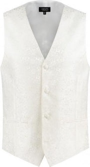 GENTS | Gilet Heren | Polyester |  paisley ecru 0016 Maat XXL