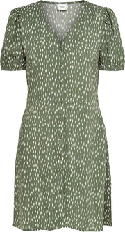 Jdystaar Life S/s Shirt  Dress Wvn 15226056 Beetle/cement Dot