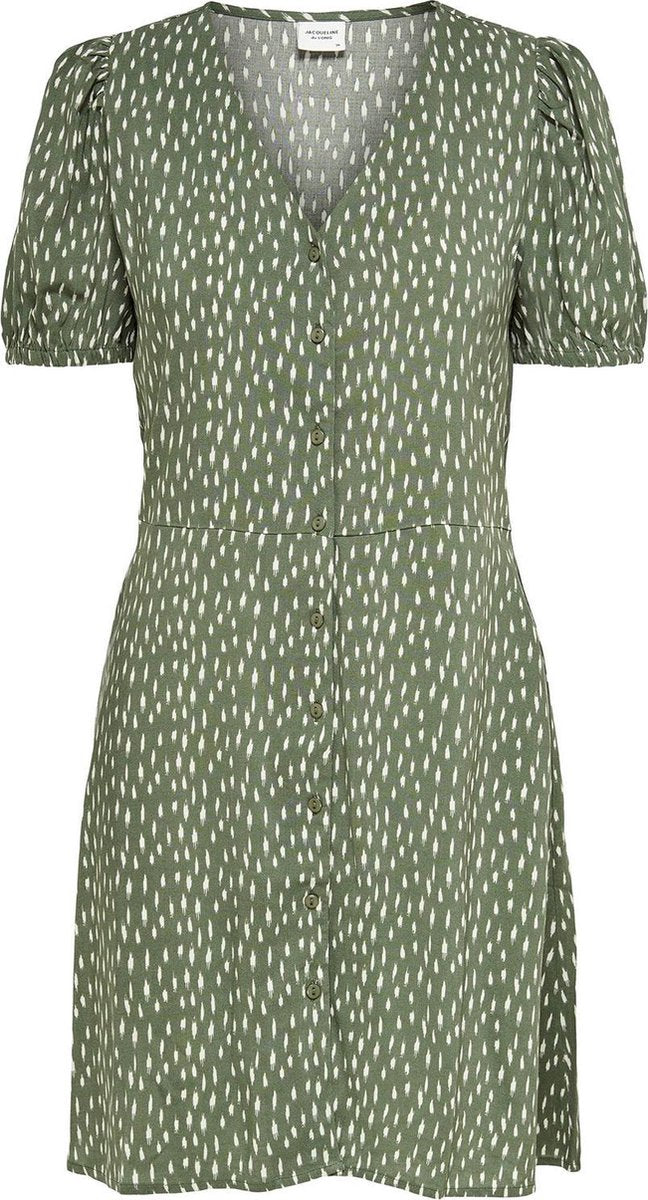 Jdystaar Life S/s Shirt  Dress Wvn 15226056 Beetle/cement Dot
