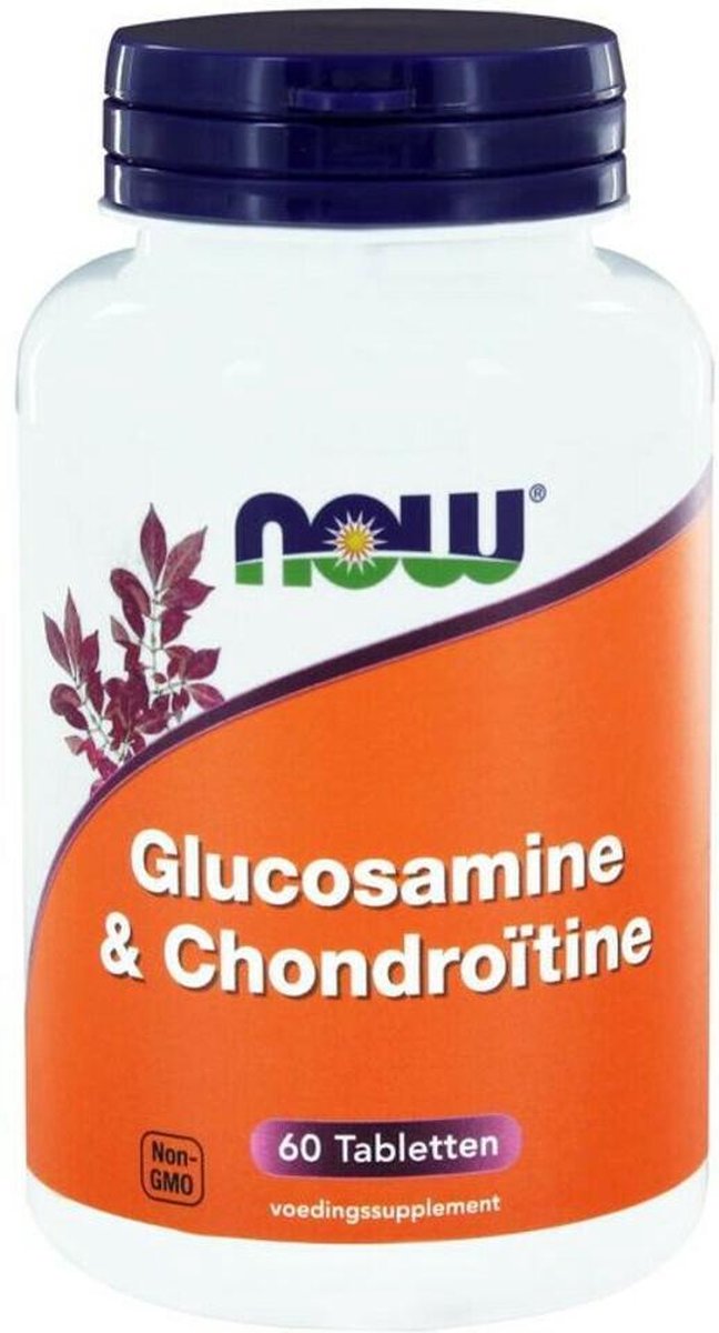NOW Glucosamine & Chondroïtine - 60 Tabletten - Voedingssupplement