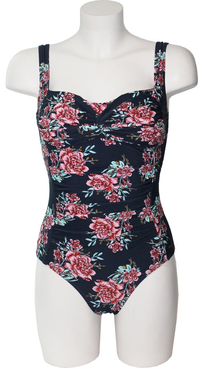 320.21 Ladies Blue Flowers Badpak 38