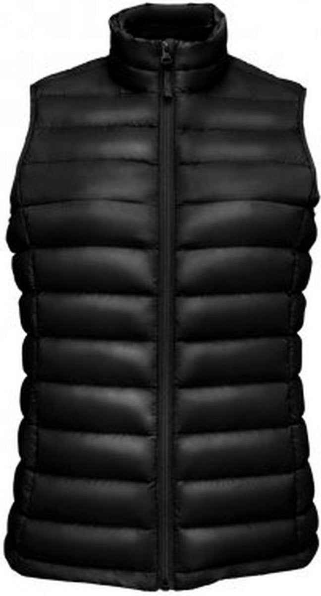 SOLS Vrouwen/dames Wilson Lichtgewicht Gewatteerde Bodywarmer (Zwart)