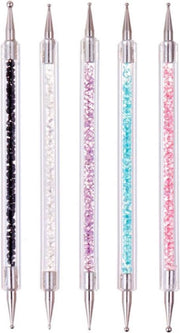 DW4Trading® Nail art druppel pennen set van 5 stuks