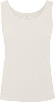 MOOI! Company - Basis Top Amelia  - Top met brede bandjes - Aansluitend model - Kleur  Stone - XS