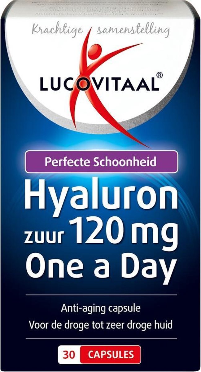 3x Lucovitaal Hyaluronzuur 120mg One A Day 30 capsules