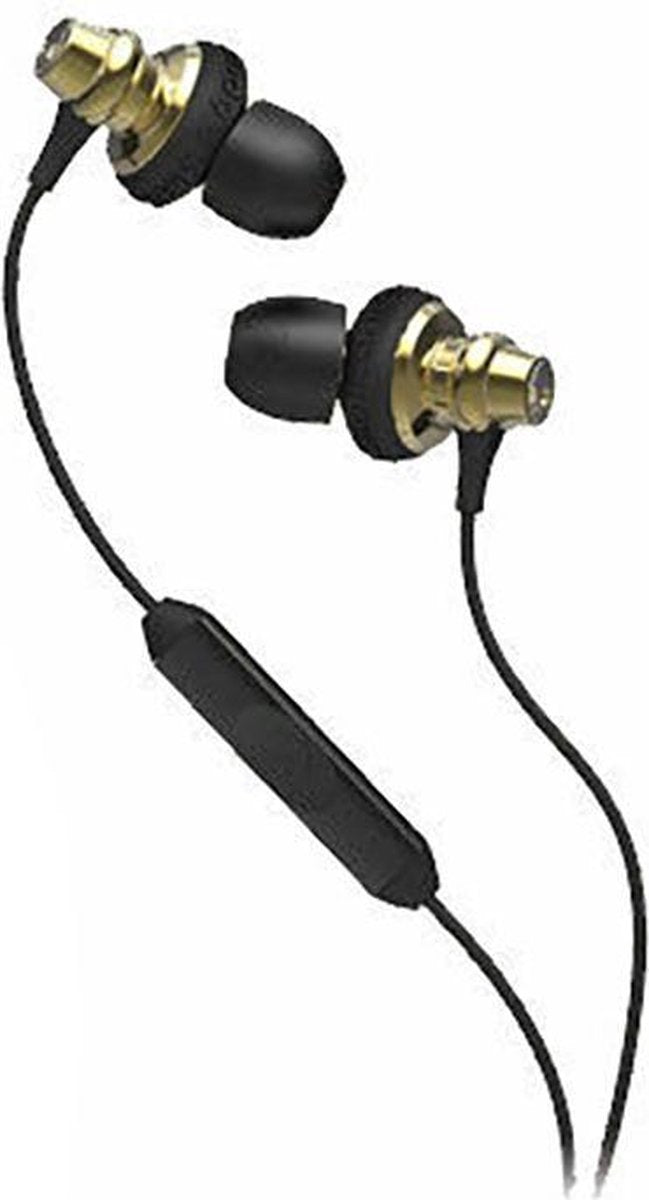 Skullcandy Heavy Medal - In-ear oordopjes met Mic voor iPod/iPhone/iPad - Goud/Zwart