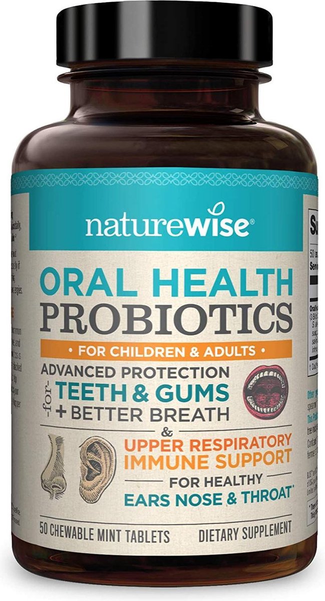 NatureWise – Probiotica voor Mondgezondheid – 50 Tabletten