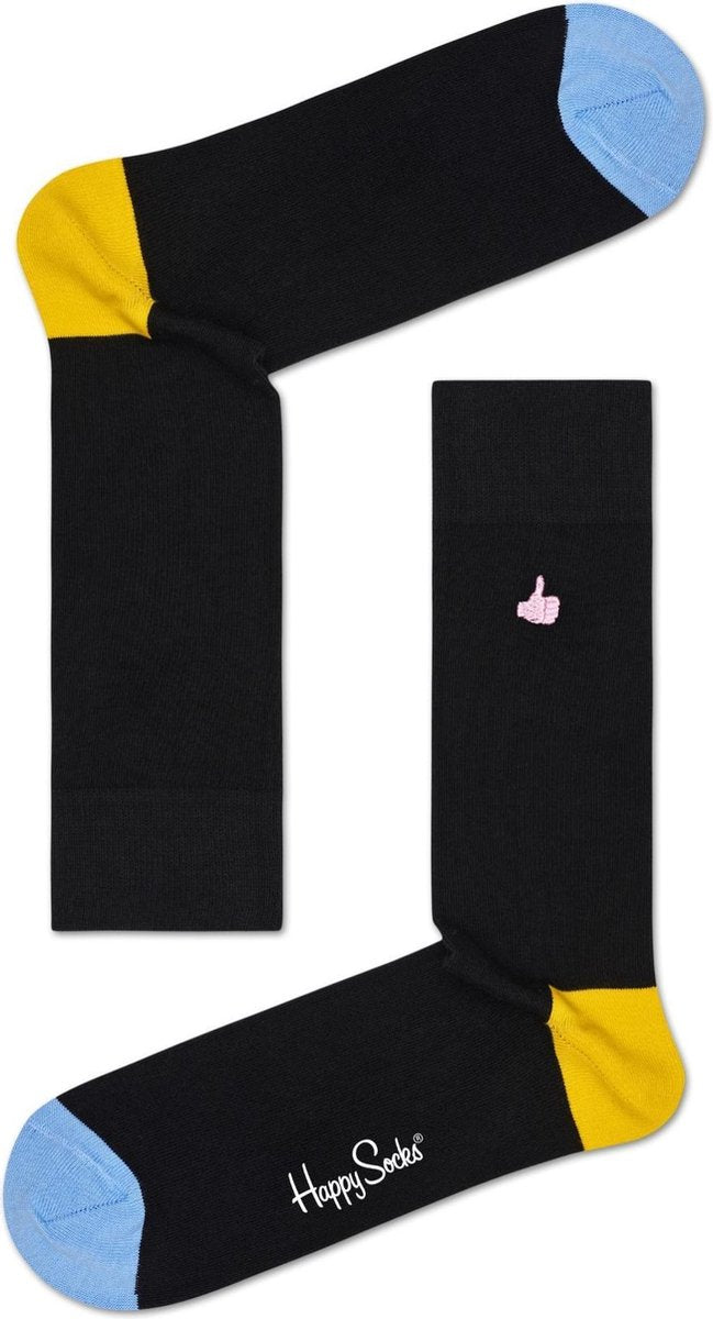 Happy Socks Embroidery Thumbs Up BETU01-9300 - Meerkleurig Fire Unisex - 41-46