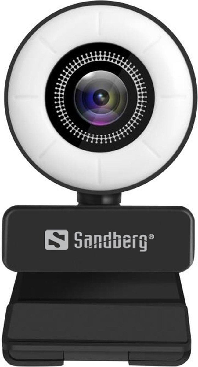 Sandberg 134-21 webcam 2 MP 1920 x 1080 Pixels USB 2.0 Zwart