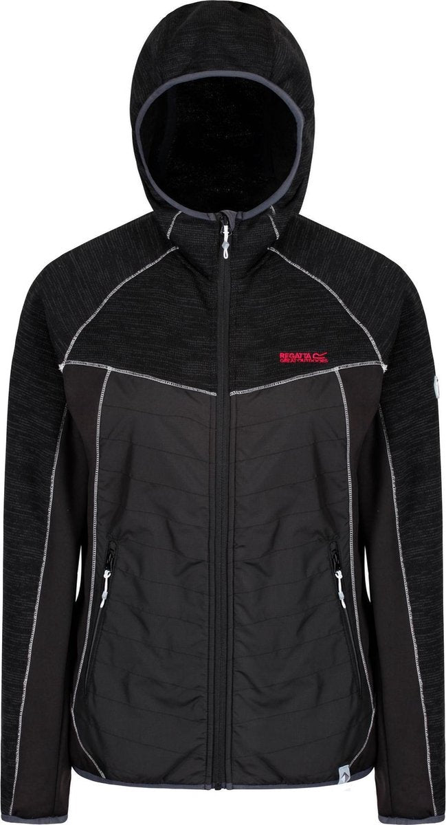 Regatta-Wmn Rocknell Hybr-Outdoortrui-Volwassenen-MAAT XL-Zwart