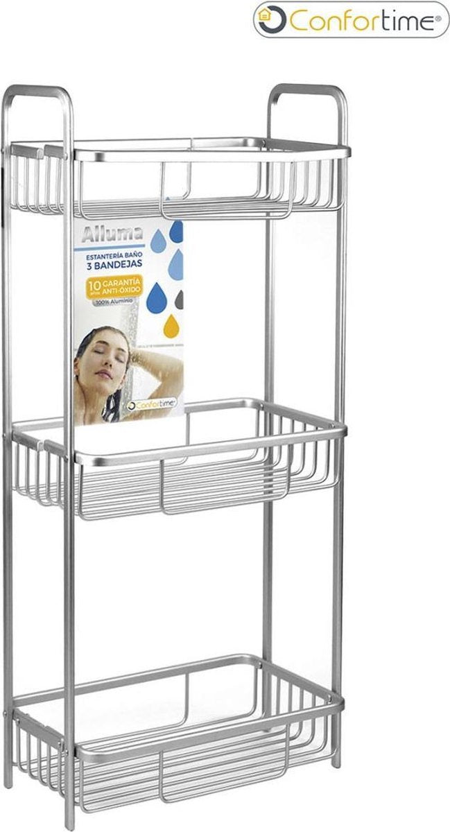 Confortime Shower Rack With 3 Compartments
