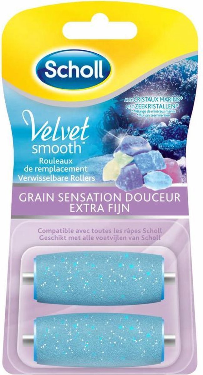 6x Scholl Velvet Smooth Express Pedi Diamantkristallen Navulling 2 stuks