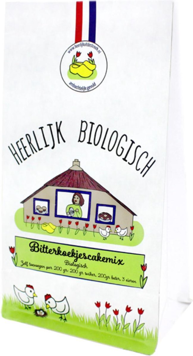 Bio bitterkoekjes cake