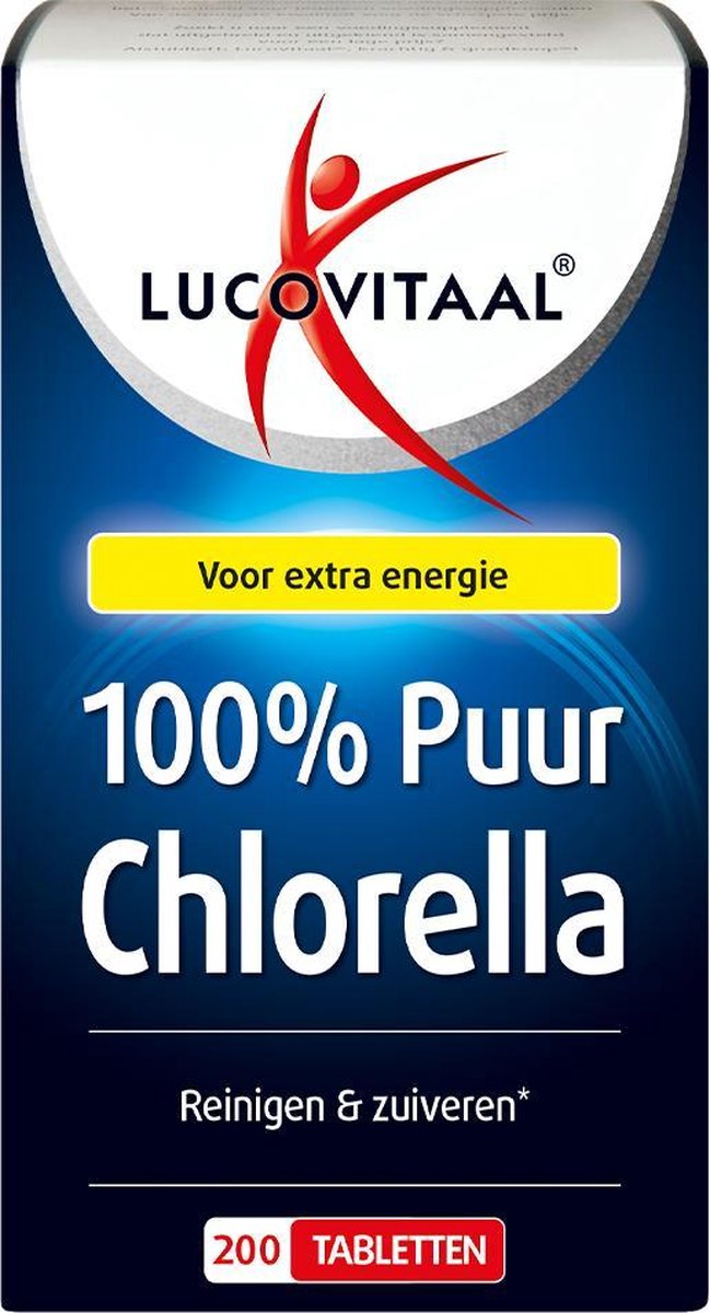 Lucovitaal Chlorella 100% Puur - 200 Tabletten
