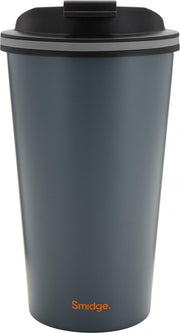Smidge Thermosbeker On The Go 355 Ml Rvs Grijs/zwart