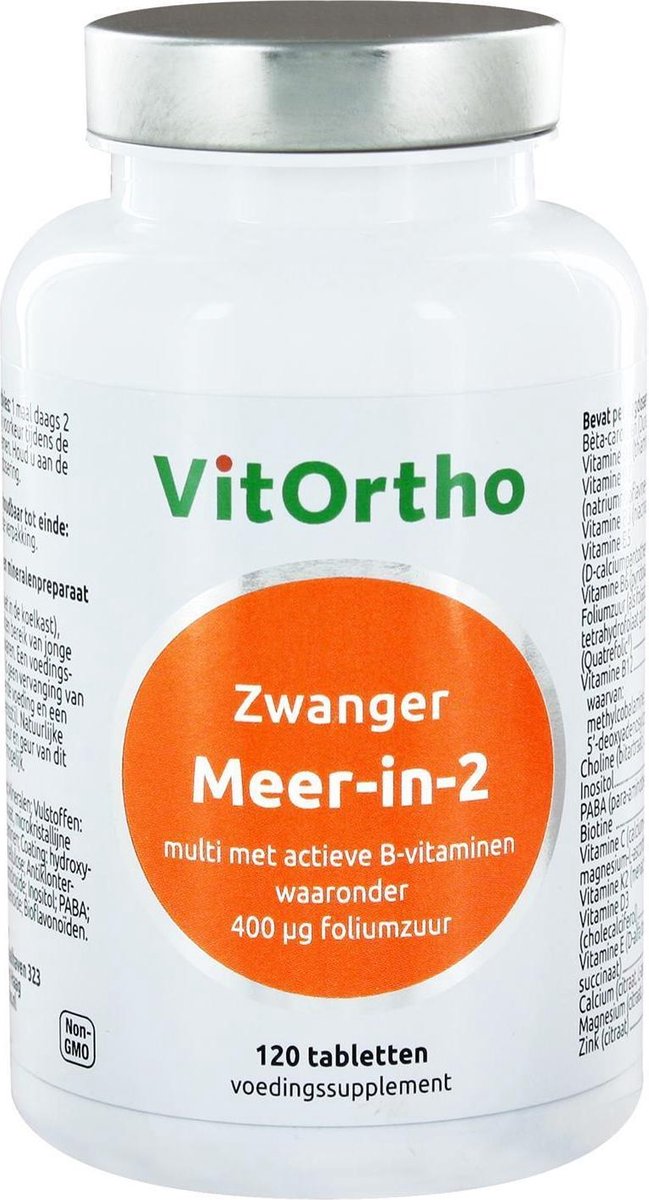 VitOrtho Meer-in-2 Zwanger - 120 tabletten